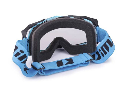 GOGLE IMX DUST GRAPHIC BLUE/BLACK MATT - SZYBA DARK SMOKE + CLEAR (2 SZYBY W ZESTAWIE)