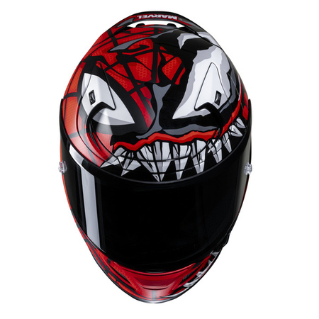 KASK HJC RPHA12 MAXIMIZED VENOM MARVEL BLACK/RED