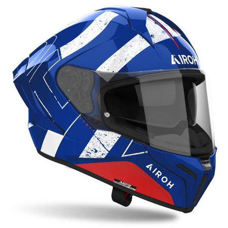 KASK AIROH MATRYX SCOPE BLUE/RED GLOSS