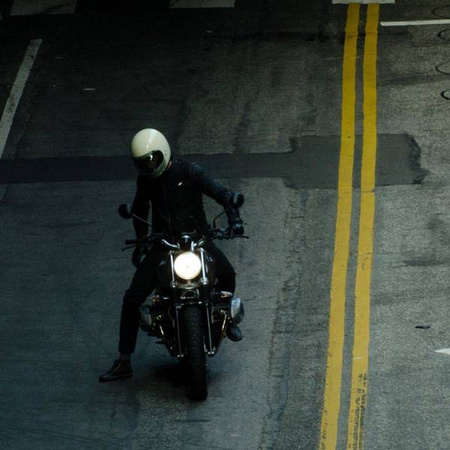 SPIDI KURTKA SKÓRZANA GARAGE CZARNA