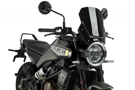 Owiewka PUIG do Husqvarna Svartpilen 125 / 401 24-25 Czarny (N) 22188N