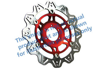 EBC Tarcza hamulcowa motocyklowa VR1152RED VEE, czerwona