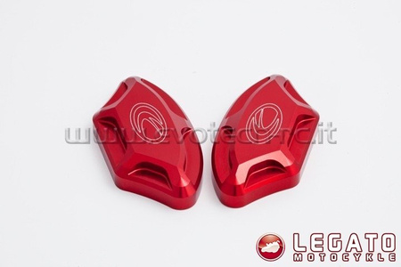 Zaślepki lusterek EVOTECH RC Yamaha czerwone