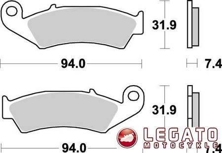 KLOCKI HAMULCOWE SBS 603 SI