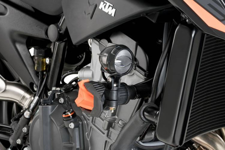 Halogeny PUIG Beam 2.0 LED (2x 15W / 2x 1000 lumenów, homologowane) Czarny (N) 20755N