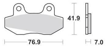 KLOCKI HAMULCOWE SBS 103 CT