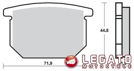 KLOCKI HAMULCOWE SBS 534 DCC