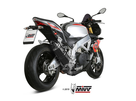 Mivv Tłumik końcowy SPEED EDGE BLACK stal nierdzewna  APRILIA TUONO V4 1100 2018-2020
