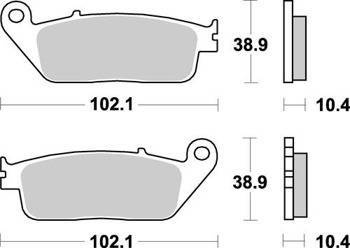 KLOCKI HAMULCOWE SBS 654 LS