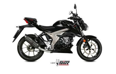 Mivv Układ wydechowy SUONO BLACK stal nierdzewna SUZUKI GSX-S 125 2017-2020