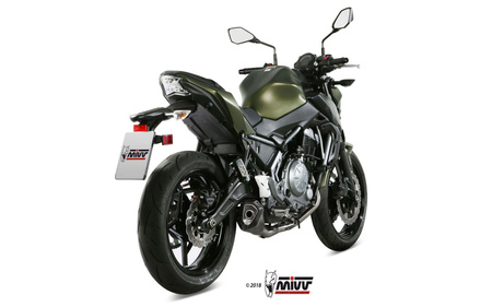 Mivv Układ wydechowy DELTA RACE BLACK stal nierdzewna KAWASAKI Z650 2017-2023