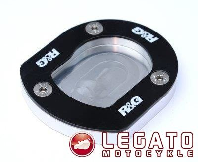 ELEMENT NÓŻKI - KICKSTAND SHOE YAMAHA XT660Z TENERE 08- SILVER