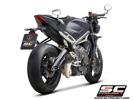 Tłumik końcowy SC Project S1 Triumph Street Triple 765 2020-2022