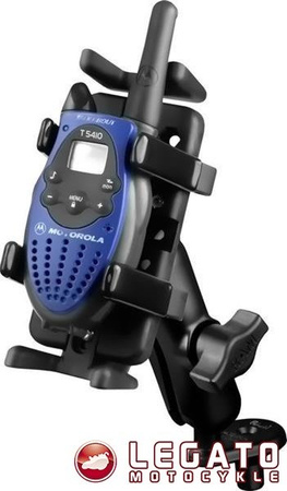 Uniwersalny uchwyt Finger Grip™ do telefonów komórkowych oraz przenośnych urządzeń elektronicznych montowany w trzon widelca w motocyklu