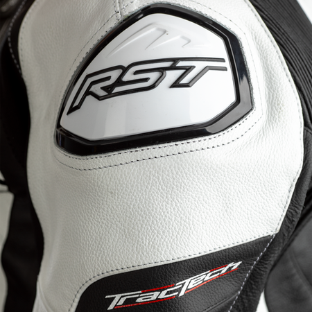 Skórzany Kombinezon Motocyklowy RST Tractech Evo 4 CE White/Black (2355)