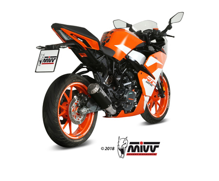 Mivv Tłumik końcowy MK3 BLACK stal nierdzewna KTM RC 125 2017-2020