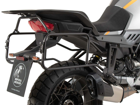 Sidecarrier permanent mounted black for Moto Guzzi Stelvio (2024-)