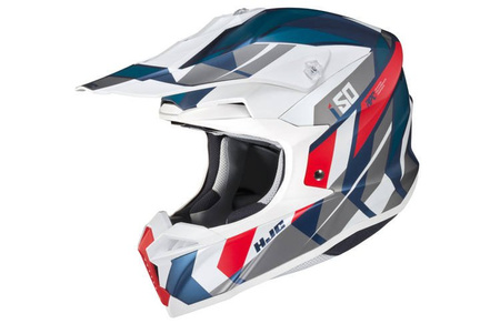 Kask HJC I50 Vanish White/Blue/Red
