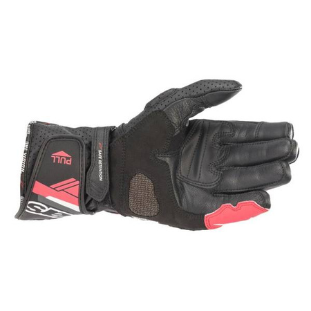 RĘKAWICE ALPINESTARS LADY STELLA SP-8 V3 BLACK/WHITE/DIVA PINK