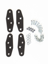 Element montażowy do C-Bow pionowy 30mm - czarny (komplet)