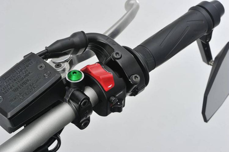 Śruba zaślepka do otworu lusterka  M10-P1.25/lewa zielony