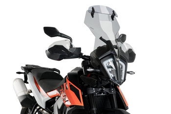 Szyba turystyczna PUIG do KTM 250 / 390 Adventure (z deflektorem) Lekko przyciemniany (H) 20415H