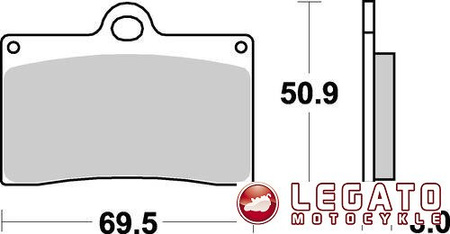 KLOCKI HAMULCOWE SBS 566 HS
