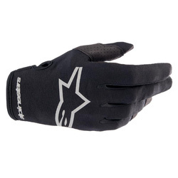 RĘKAWICE ALPINESTARS RADAR BLACK/BRUSHED SILVER