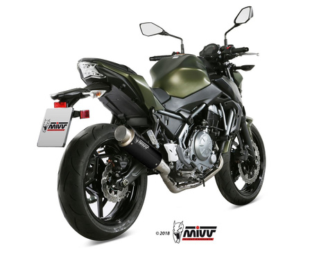 Mivv Układ wydechowy GP PRO BLACK stal nierdzewna KAWASAKI Z650 2017-2023