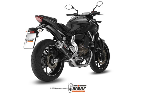 Mivv Układ wydechowy GP BLACK stal nierdzewna YAMAHA MT-07 / FZ-07 2021-2024