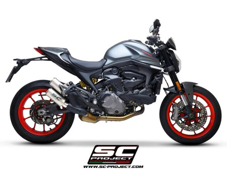 SC-Project tłumik końcowy Twin CR-T tytan Ducati Monster 937 (2021-2024)