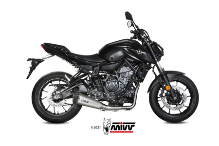 Mivv Układ wydechowy DELTA RACE stal nierdzewna YAMAHA MT-07 / FZ-07 2021-2024