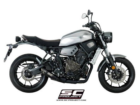 SC-Project układ wydechowy S1 Matt Black Yamaha MT-07 (2017 - 2020)