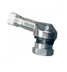 JMP ZAWÓR ALUMINIOWY 90 STOPNI 11,3mm SREBRNY DO OPON BEZDĘTKOWYCH