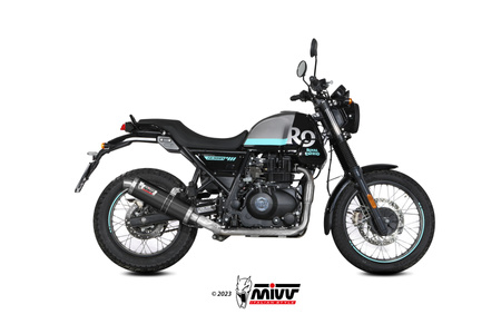 Mivv Tłumik końcowy OVAL BLACK stal nierdzewna ROYAL ENFIELD SCRAM 411 2022-2024