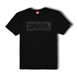 DAVCA T-shirt męski Black Matt logo