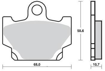 KLOCKI HAMULCOWE SBS 550 DCC