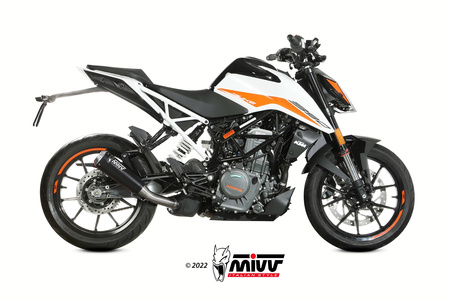 Mivv Tłumik końcowy X-M1 BLACK stal nierdzewna KTM 390 DUKE 2021-2023