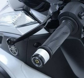 KOŃCÓWKI KIEROWNICY R&G KAWASAKI Z 125/YAMAHA TRICITY 15-, BLACK