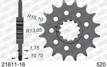 21611-16 AFAM ZĘBATKA PRZEDNIA 