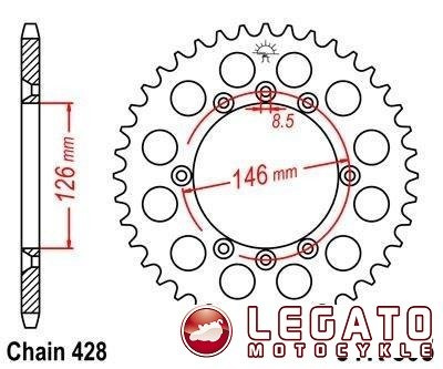 ZĘBATKA NAPĘDOWA JT TYŁ (428)
