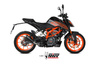 Mivv Tłumik końcowy X-M1 BLACK stal nierdzewna KTM 125 DUKE 2021-2023