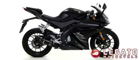 Tłumik końcowy Arrow Thunder Aluminium Black Yamaha YZF-R125R 2017