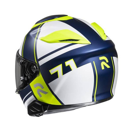 KASK HJC RPHA71 ZECHA BLUE/YELLOW
