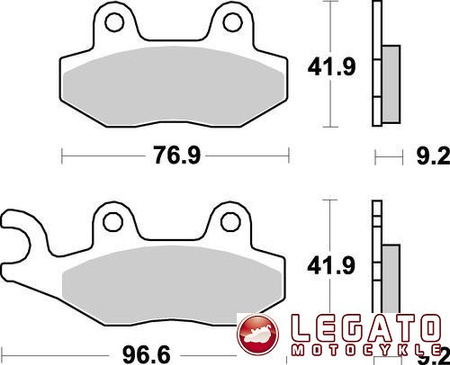 KLOCKI HAMULCOWE SBS 713 HF