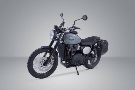 ZESTAW SAKW I STELAŻY LEGEND GEAR LC BLACK EDITION SW-MOTECH TRIUMPH STREET CUP/SCRAMBLER/TWIN (16-)