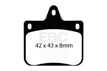 EBC Klocki kartingowe FA561 (1 kpl. na tarczę)