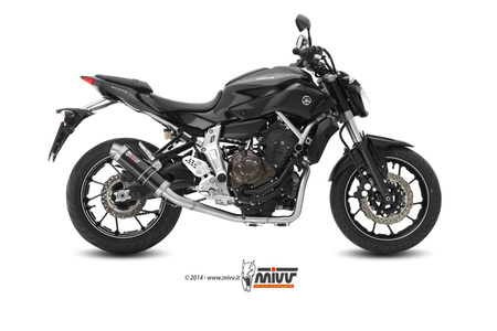 Mivv Układ wydechowy GP BLACK stal nierdzewna YAMAHA MT-07 / FZ-07 2014-2020