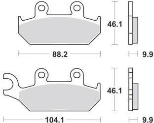 KLOCKI HAMULCOWE SBS 137 HF