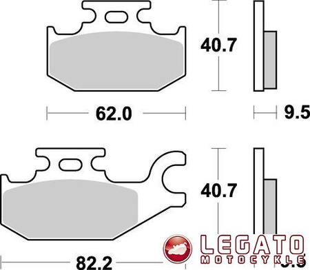 KLOCKI HAMULCOWE SBS 754 SI